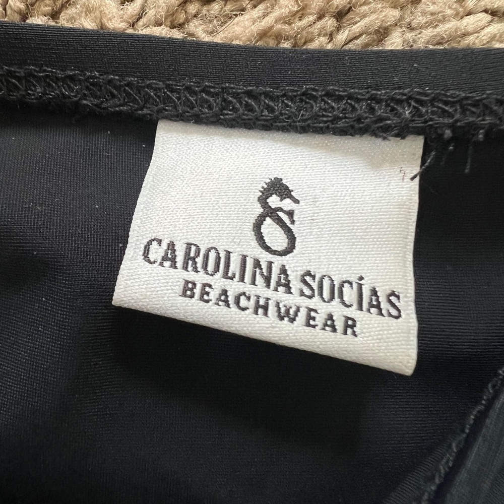 Carolina Socías Vera Black One Piece Swim Suit . Size M - Picture 10 of 13